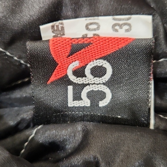 VINTAGE 90s DAINESE  Italian Motorcycle Jacket, Blk/Yellow, EU 56 US Men's XL - Picture 12 of 16